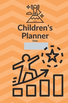 Paperback Children's Planner: A planner for your child for the whole month day by day. Development and self-control from an early age. Funny graphic Book