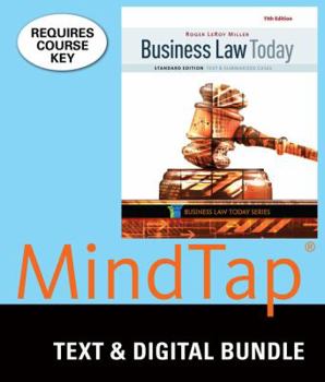 Product Bundle Bundle: Business Law Today, Standard: Text & Summarized Cases, Loose-Leaf Version, 11th + MindTap Business Law, 1 term (6 months) Printed Access Card Book