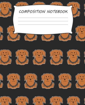 Paperback Composition Notebook: Dog Lover Airedale Terrier Sarcastic Pattern Composition Notebook 100 College Ruled Pages Journal Diary Book