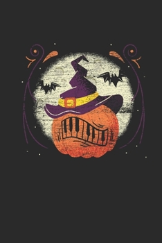 Paperback Halloween Piano: Blank Lined Notebook (6" x 9" - 120 pages) Halloween Themed Notebook for Gift / Daily Activity Journals / Diary Book