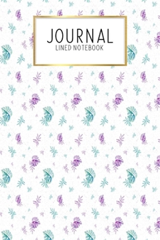 Paperback Journal Lined Notebook: Cute Animal Safari Baby Jungle Animals - Blank Lined Journal - Gratitude Journal - 6" x 9" 100 Pg -Motivational Quotes Book