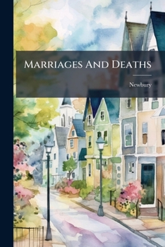 Paperback Marriages And Deaths Book