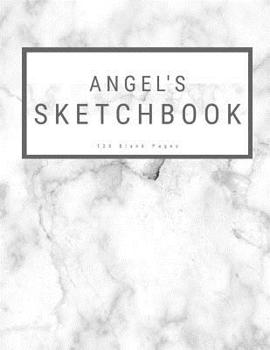 Paperback Angel's Sketchbook: : Personalized Marble Sketchbook with Name: 120 Pages Book