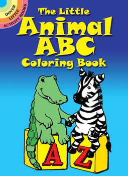 Paperback The Little Animal ABC Coloring Book