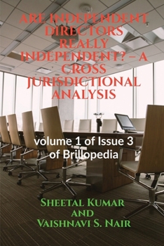 Paperback Are Independent Directors Really Independent? - A Cross Jurisdictional Analysis Book