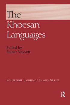 The Khoesan Languages - Book  of the Routledge Language Family