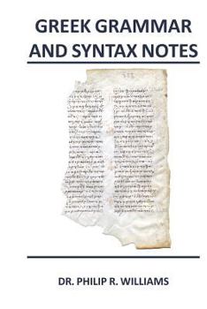 Paperback Greek Grammar and Syntax Notes Book