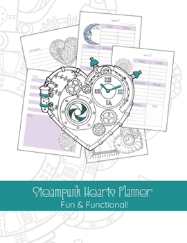 Paperback Steampunk Hearts Planner Book