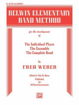 Paperback Belwin Elementary Band Method: E-Flat Alto Clarinet (E-Flat Clarinet) Book