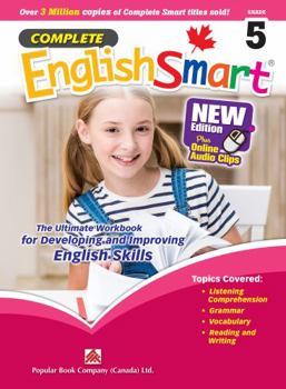 Paperback Complete EnglishSmart (New Edition) Grade 5: Canadian Curriculum English Workbook Book