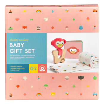 Misc. Cheeky Monkey Baby Gift Set Book