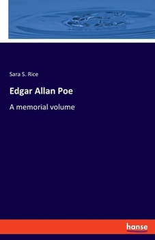 Paperback Edgar Allan Poe: A memorial volume Book