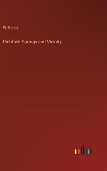 Hardcover Richfield Springs and Vicinity Book