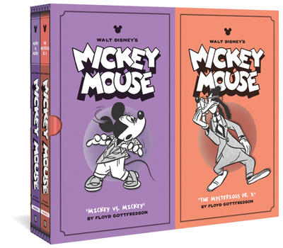Hardcover Walt Disney's Mickey Mouse Gift Box Set: Mickey vs. Mickey and the Mysterious Dr. X: Vols. 11 & 12 Book