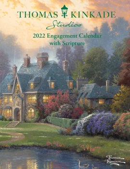 Calendar Thomas Kinkade Studios 2022 Monthly/Weekly Engagement Calendar with Scripture Book