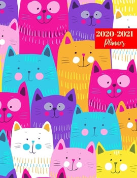 Paperback 2020-2021 Planner: Cute On-the-Go Daily, Weekly & Monthly Appointment Calendar - Large 2 Year Business Planners, Agenda Schedule Logbook Book