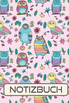 Notizbuch: S��e Vintage Eulen Uhu Tagebuch f�r Tr�ume & Gedanken F�r Erwachsene & Teenager Erinnerungsbuch Eintragen von Notizen, Terminen, Aufgaben & Ideen Tagesplaner Format DIN A5 110 Seiten, linie