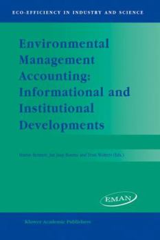 Hardcover Environmental Management Accounting: Informational and Institutional Developments Book