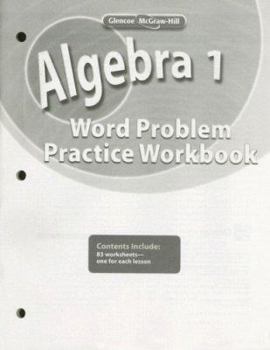 Paperback Algebra 1, Word Problems Practice Workbook Book