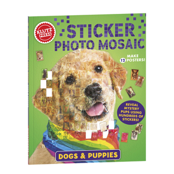 Hardcover Sticker Photo Mosaic: Dogs & Puppies Book