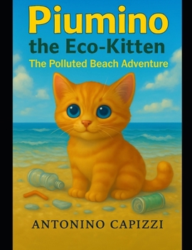 Paperback "Piumino the Eco-Kitten - The Polluted Beach Adventure". Book