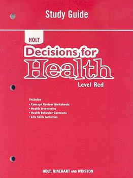 Paperback Decisions for Health: Study Guide Level Red Book