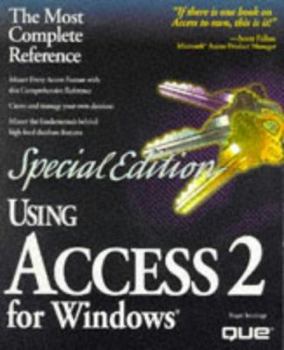 Paperback Using Access 2 F/Windows Book