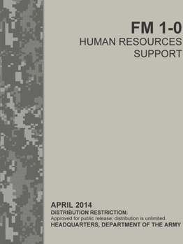 Paperback Human Resources Support (FM 1-0) Book