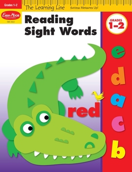 Paperback Learning Line: Reading Sight Words, Grade 1 - 2 Workbook Book