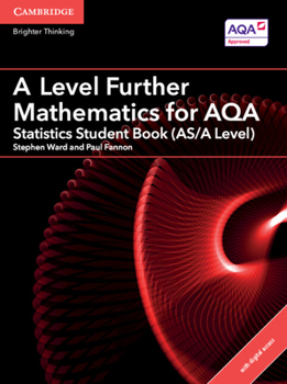 Paperback A Level Further Mathematics for Aqa Statistics Student Book (As/A Level) with Cambridge Elevate Edition (2 Years) Book