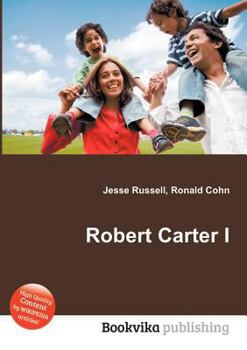 Paperback Robert Carter I Book