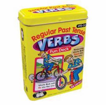 Regular Past Tense Verbs Fun Deck Cards - Super Duper Educational Learning Toy for Kids