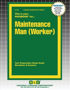 Paperback Maintenance Man (Worker) Book