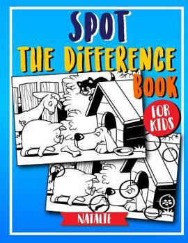 Paperback Spot the Difference Book for kids: Let's Find What's the Different Between 2 Coloring Pages - Kids Puzzles Book