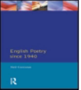 Paperback English Poetry Since 1940 Book