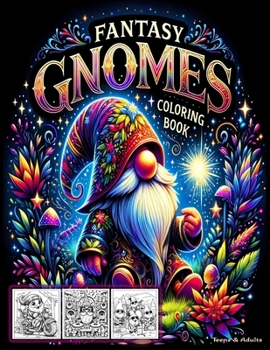 Paperback Fantasy Gnomes: Coloring Book