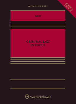 Paperback Criminal Law in Focus Book