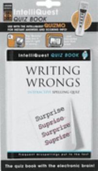 Hardcover Writing Wrongs IntelliQuest Spelling Quiz Book