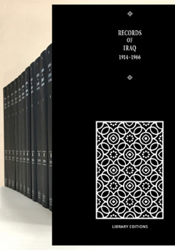 Hardcover Records of Iraq 1914-1966 15 Volume Hardback Set Book