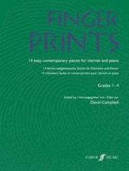 Paperback Fingerprints for Clarinet and Piano: Grade 1-4 Book