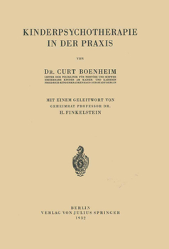 Paperback Kinderpsychotherapie in Der PRAXIS [German] Book