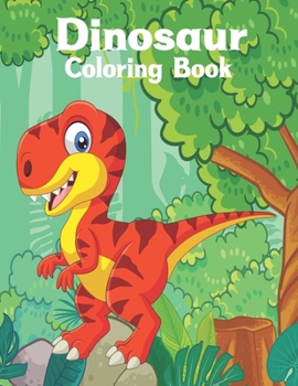 Paperback Dinosaurs Coloring Book: Activity book for kids Ages 4-8 Book