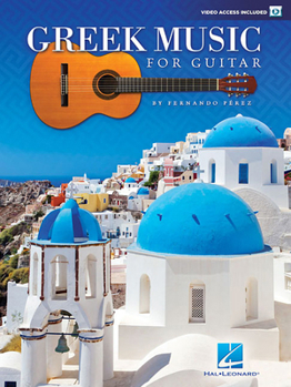 Paperback Greek Music for Guitar: Video Access Included! Book