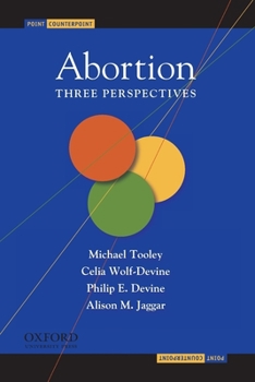 Paperback Abortion: Three Perspectives Book