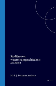 Hardcover Studiën Over Waterschapsgeschiedenis: II: Salland [Dutch] Book