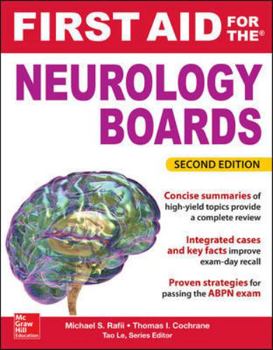 Paperback First Aid for the Neurology Boards Book