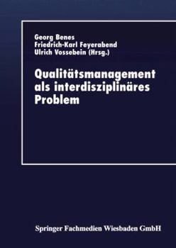 Paperback Qualitätsmanagement ALS Interdisziplinäres Problem [German] Book