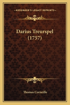 Paperback Darius Treurspel (1757) [Dutch] Book