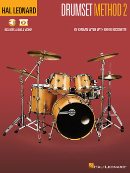 Paperback Hal Leonard Drumset Method - Book 2 by Kennan Wylie with Gregg Bissonette with Online Audio Book