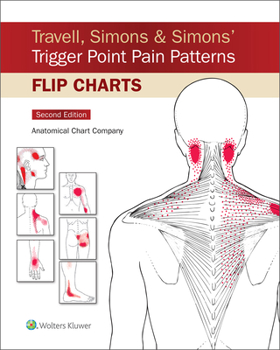 Paperback Travell, Simons & Simons' Trigger Point Pain Patterns Flip Charts Book